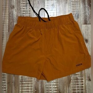 MITRE Mens athletic shorts size XL Rust Orange